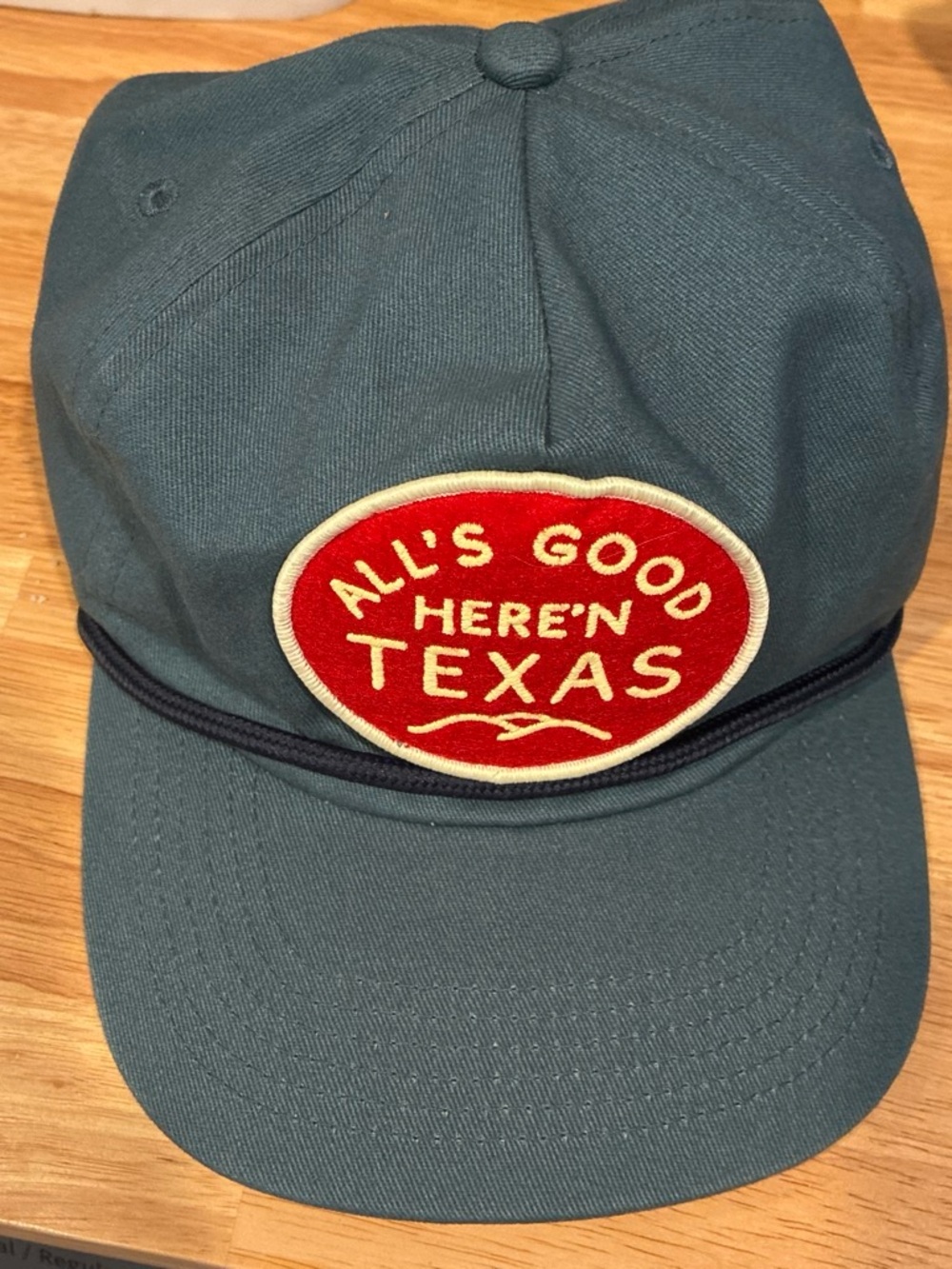 Texas Hill Country Provisions “All’s Good Here’n Texas” Rope Snapback Hat